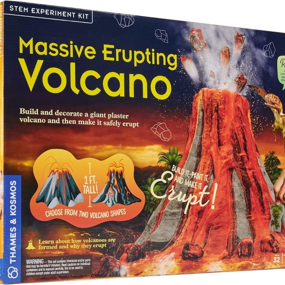 Thames & Kosmos Other - Massive Erupting Volcano & Children's Stem Experiment Kit ~ NEW ~ Thames & Kosmo